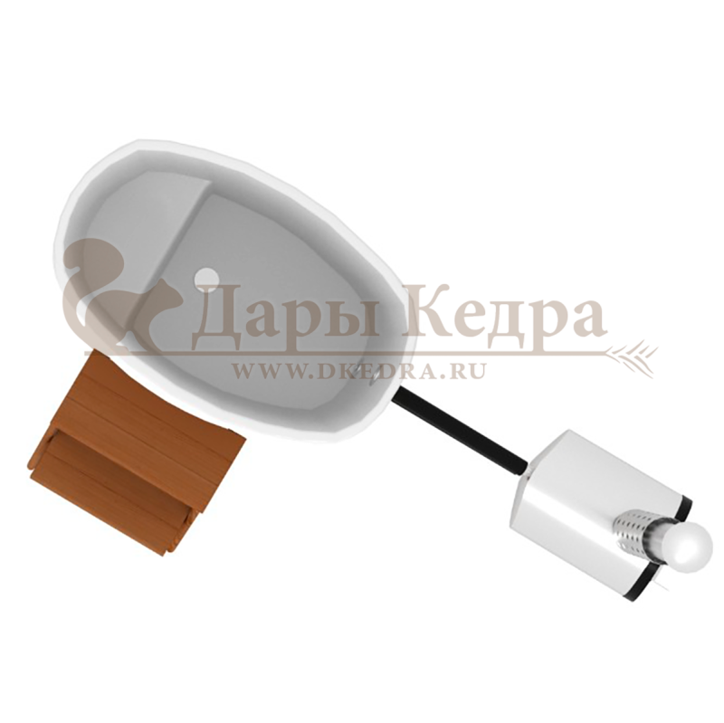 Финская овальная композитная купель с подогревом (с печкой)  «НОТА 79 с печью 25 квт»